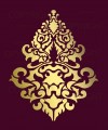Damask Stencil #1019