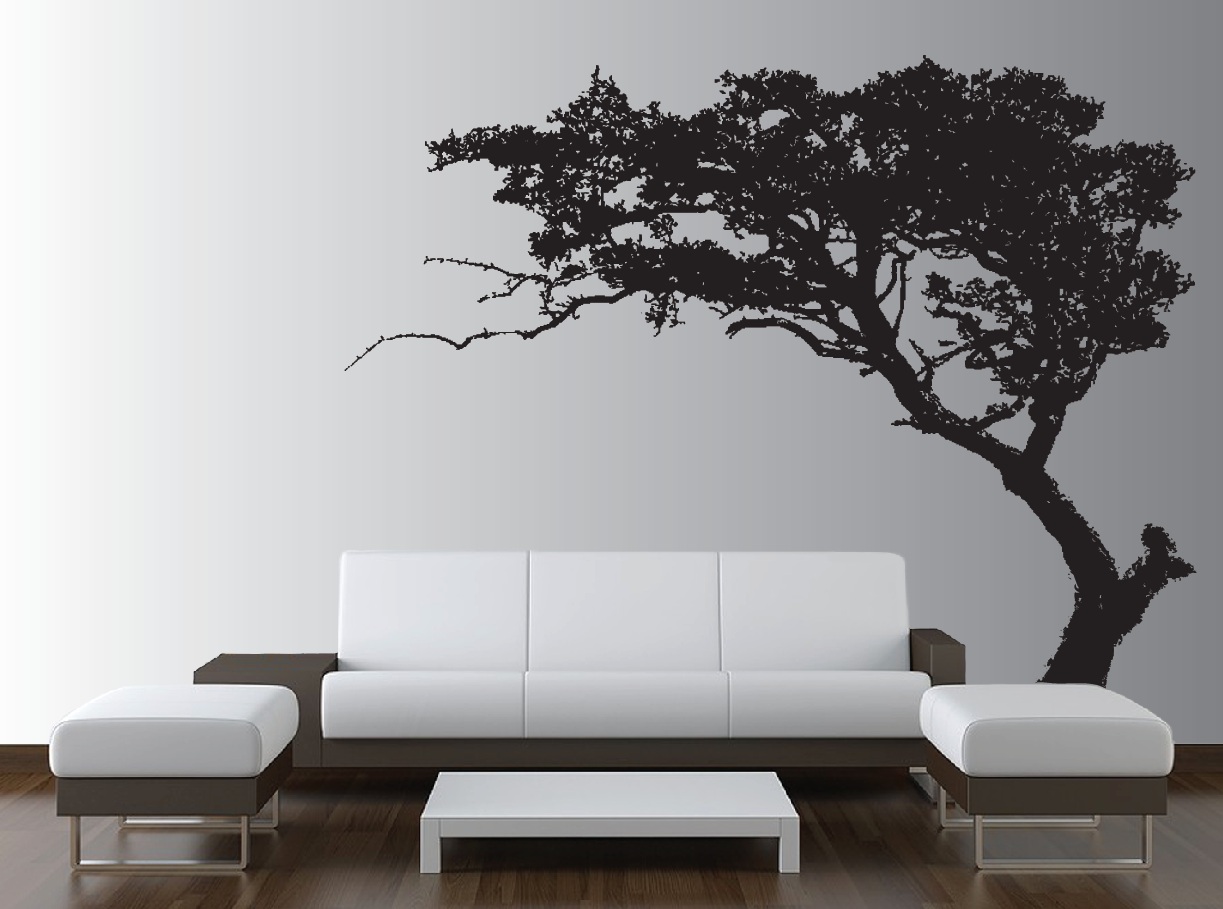 Large Wall Tree Decal Forest Decor Vinyl Sticker Highly ...