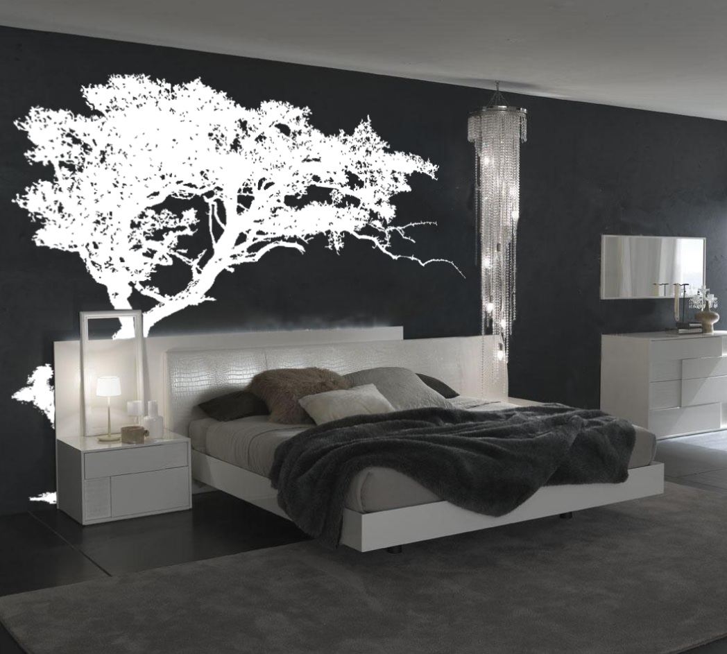 Large Wall Tree Decal Forest Decor Vinyl Sticker Highly Detailed ...